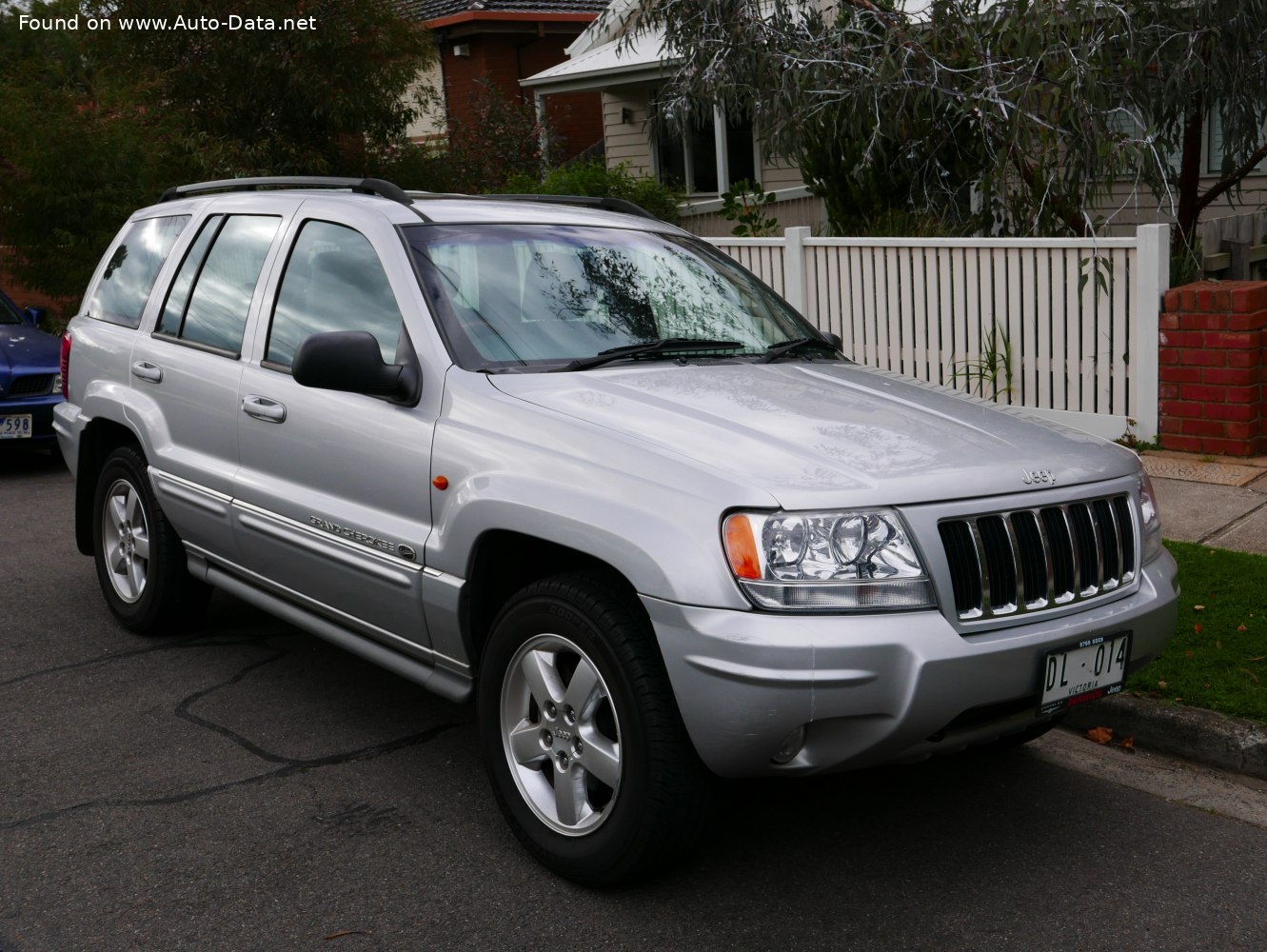 Specifications: Jeep Grand Cherokee II (WJ, facelift 2003) 2.7 CRD (163 Hp) 4×4 Automatic 2003, 2004