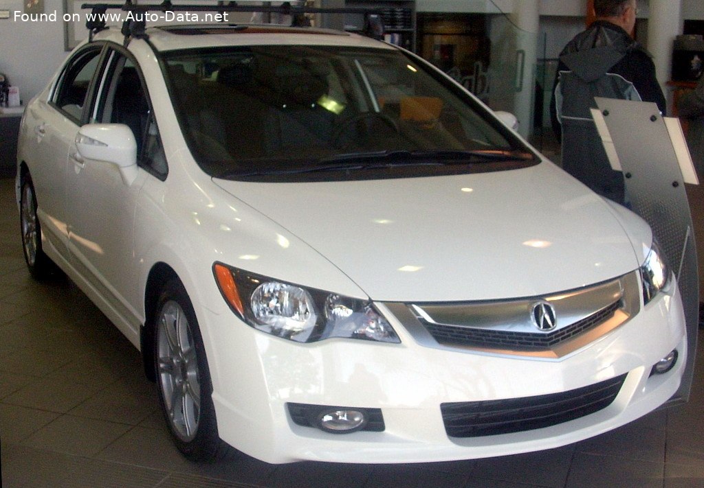 Specifications: Acura CSX (facelift, 2009) 2.0 i 16V (157 Hp) /2009, 2010, 2011/