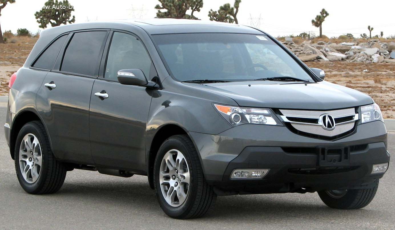 Specifications: Acura MDX II 3.7 V6 (304 Hp) /2007, 2008, 2009, 2010, 2011, 2012, 2013/