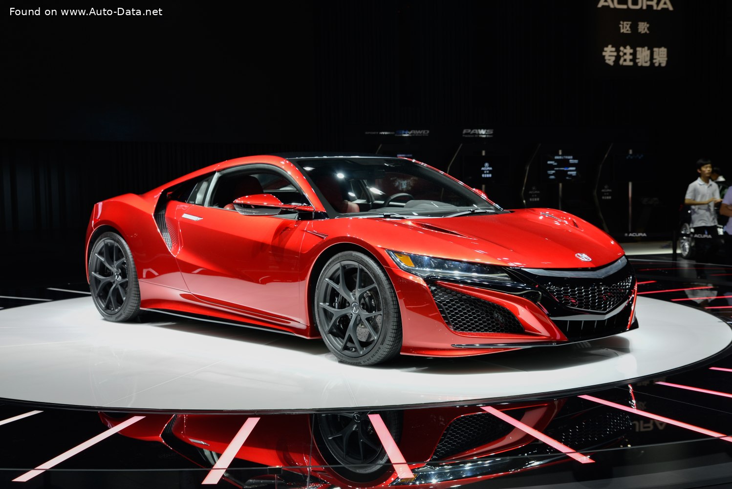 Specifications: Acura NSX II Coupe 3.5 V6 (573 Hp) Hybrid SH-AWD DCT /2016, 2017, 2018, 2019, 2020, 2021/