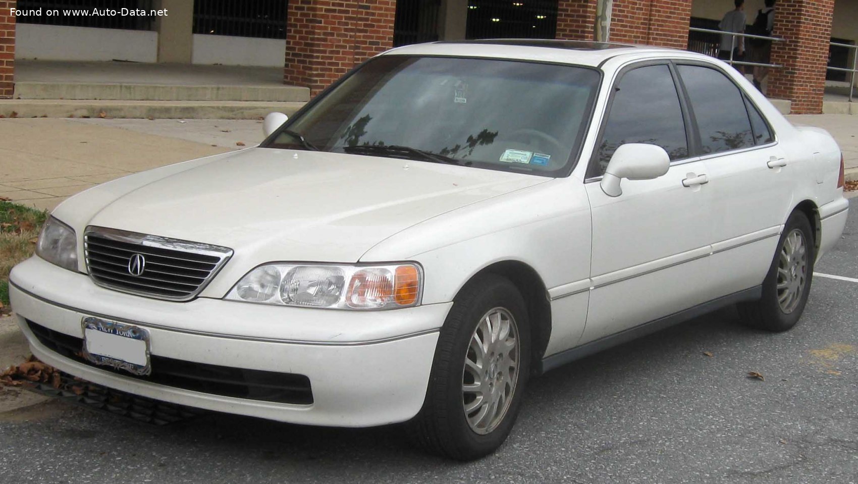 Specifications: Acura RL (KA964) 3.5 i V6 24V (208 Hp) /1995, 1996, 1997, 1998, 1999, 2000, 2001/