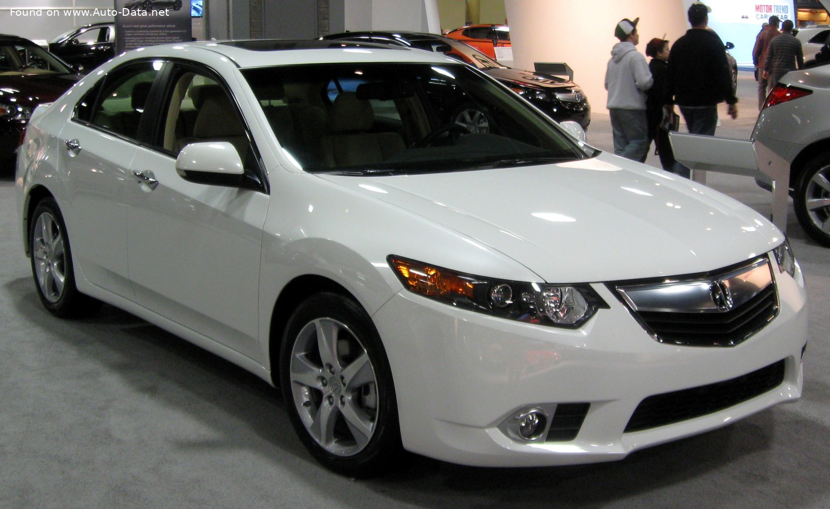 Specifications: Acura TSX (facelift) 2.4 (201 Hp) /2011, 2012, 2013, 2014/