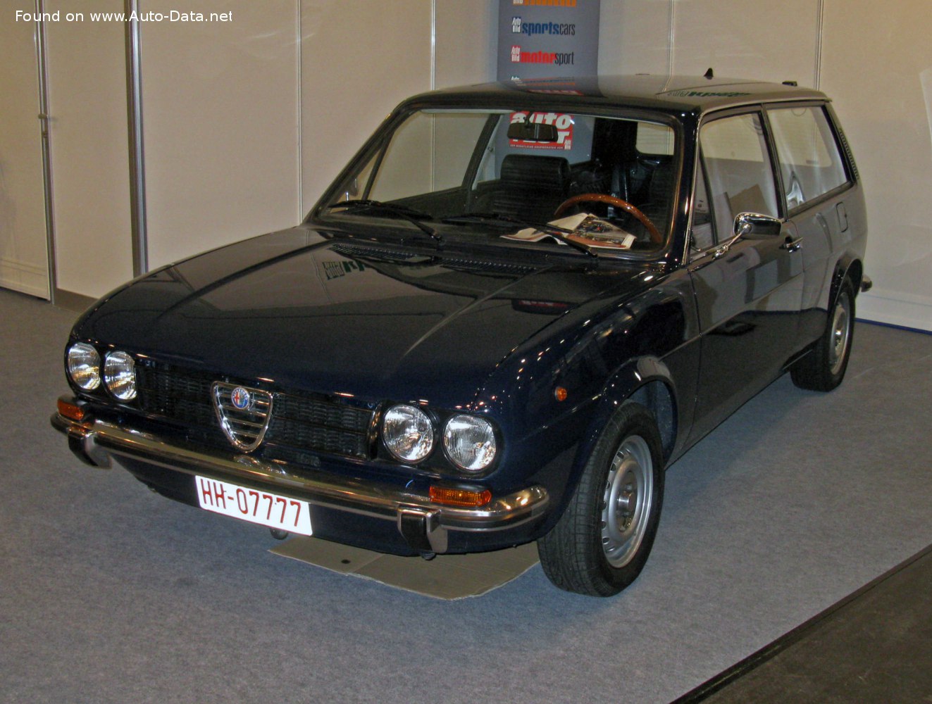 Specifications: Alfa Romeo Alfasud Giardinetta (904) 1.3 (69 Hp) 1980, 1981