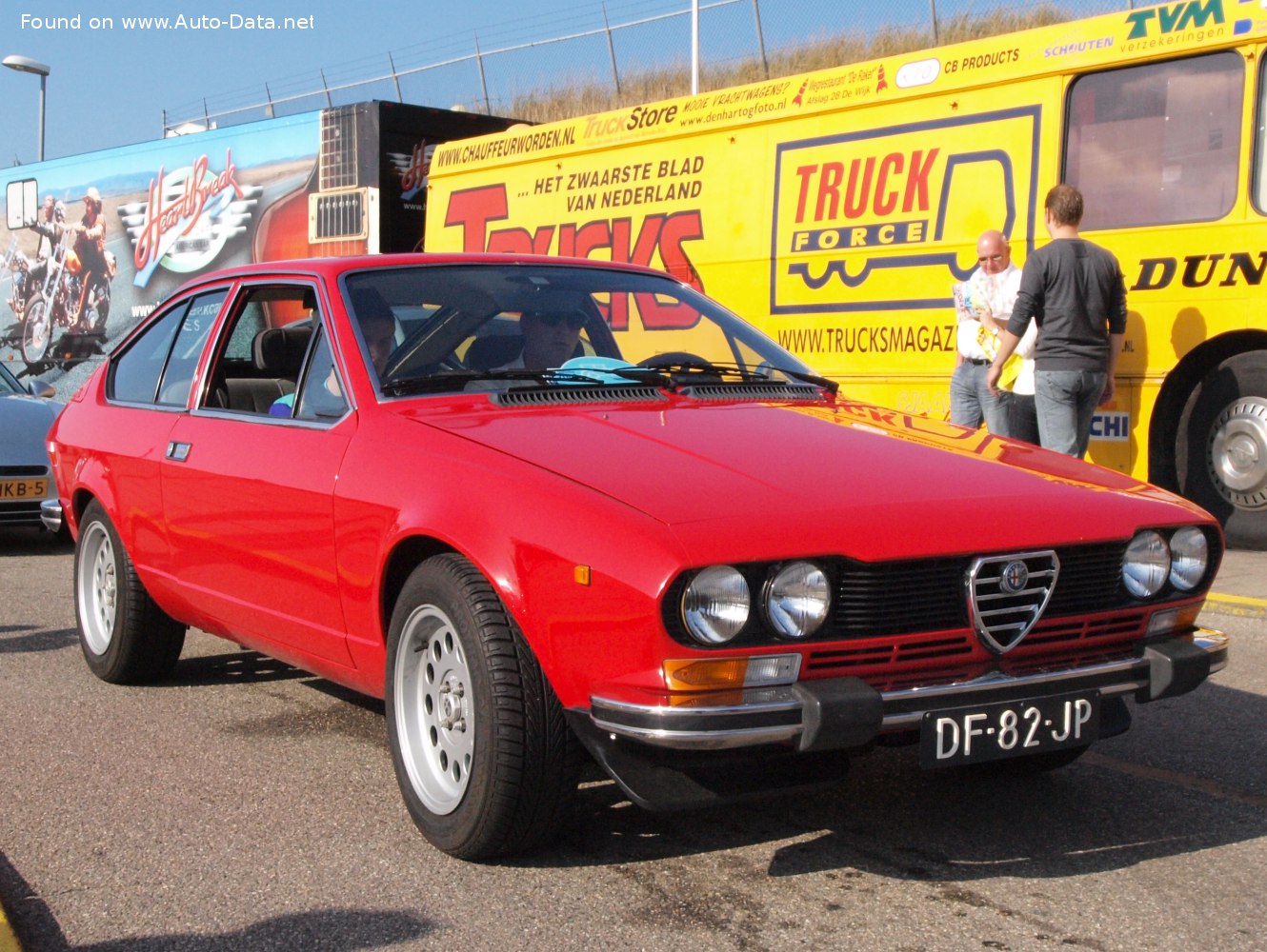 Specifications: Alfa Romeo Alfetta GT (116) 1.8 (121 Hp) 1974, 1975, 1976
