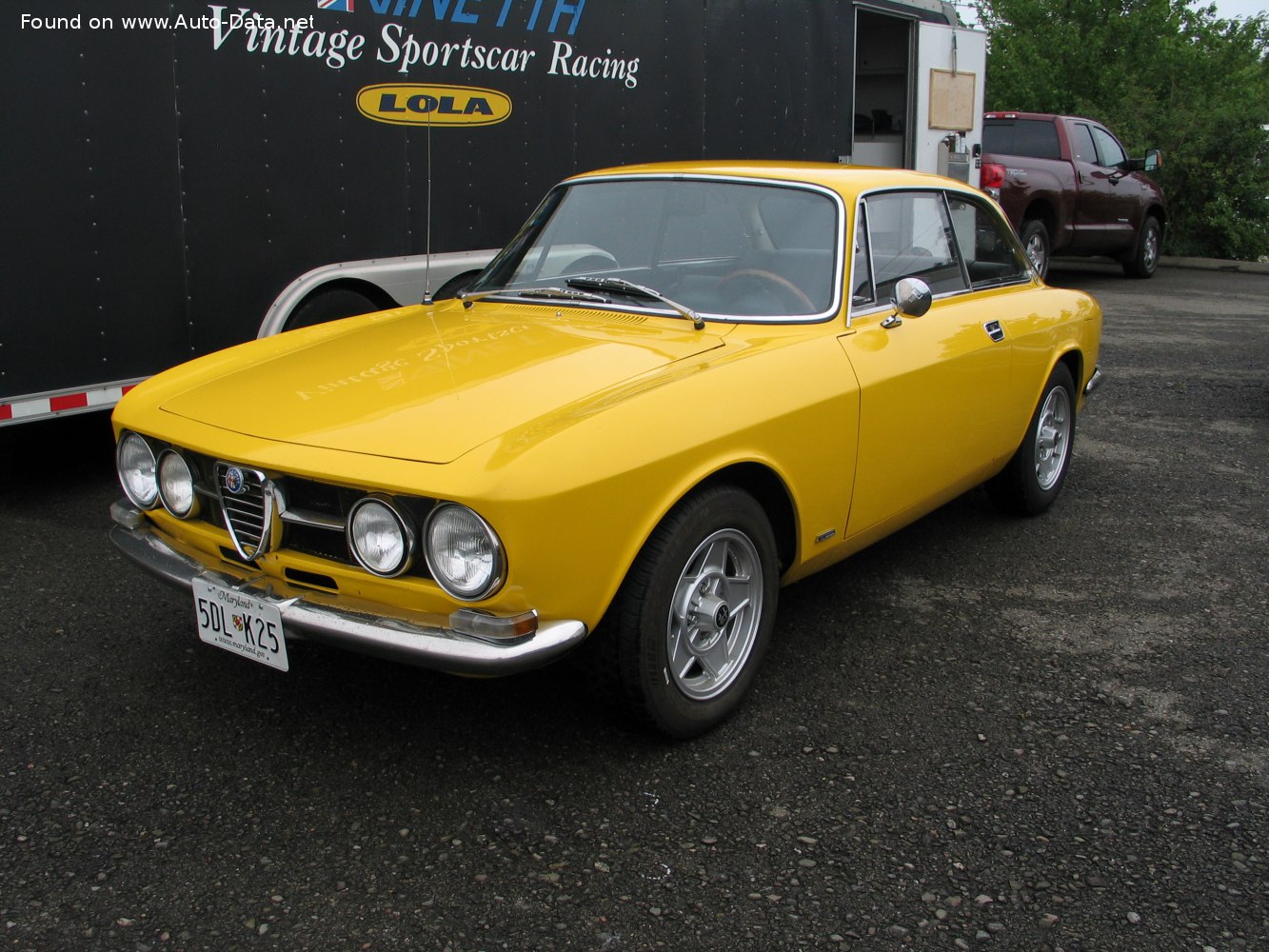 Specifications: Alfa Romeo GT 1600 (109 Hp) 1971, 1972, 1973, 1974, 1975, 1976, 1977