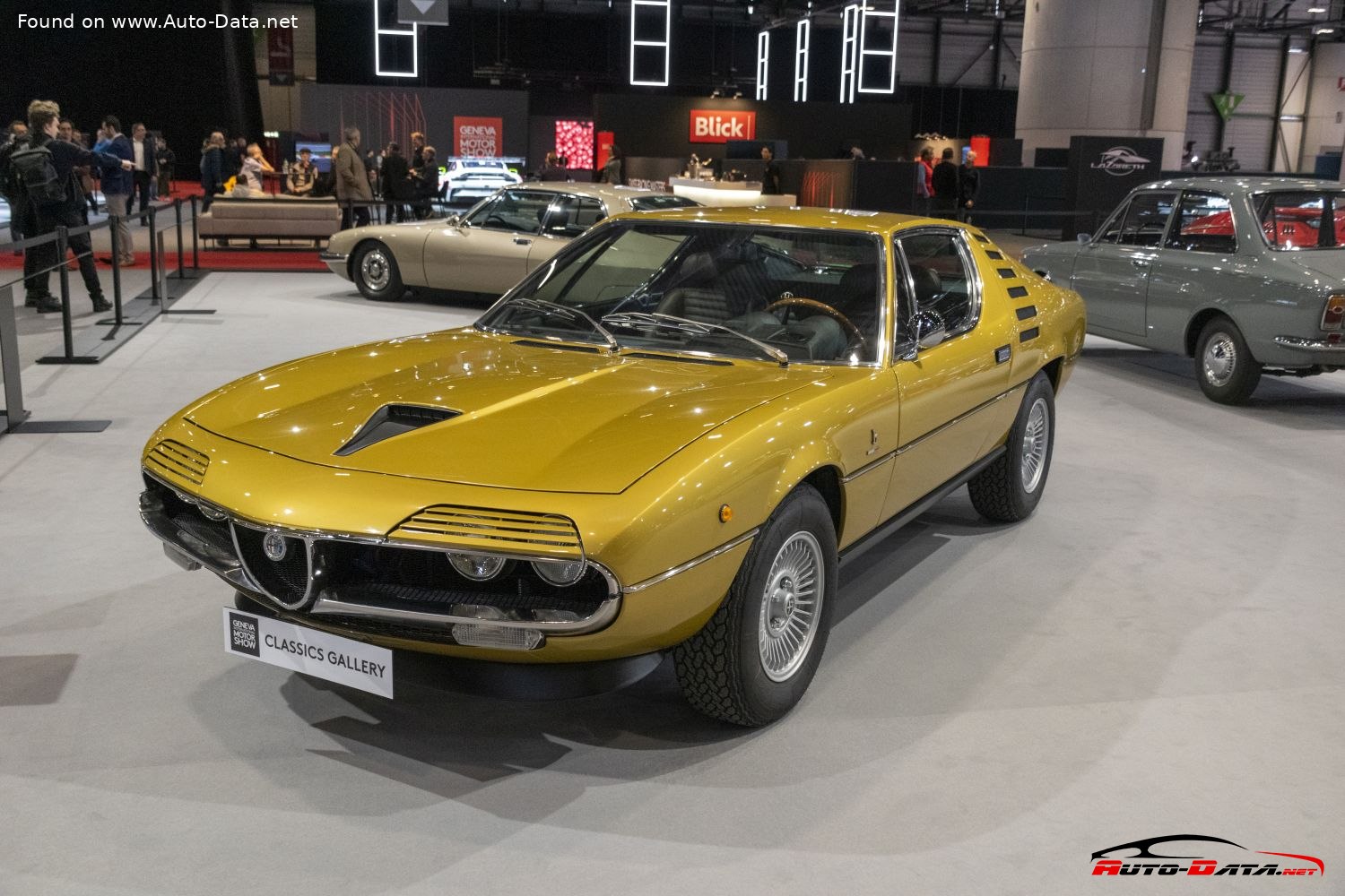 Specifications: Alfa Romeo Montreal 2.6 (194 Hp) 1970, 1971, 1972, 1973, 1974, 1975, 1976, 1977