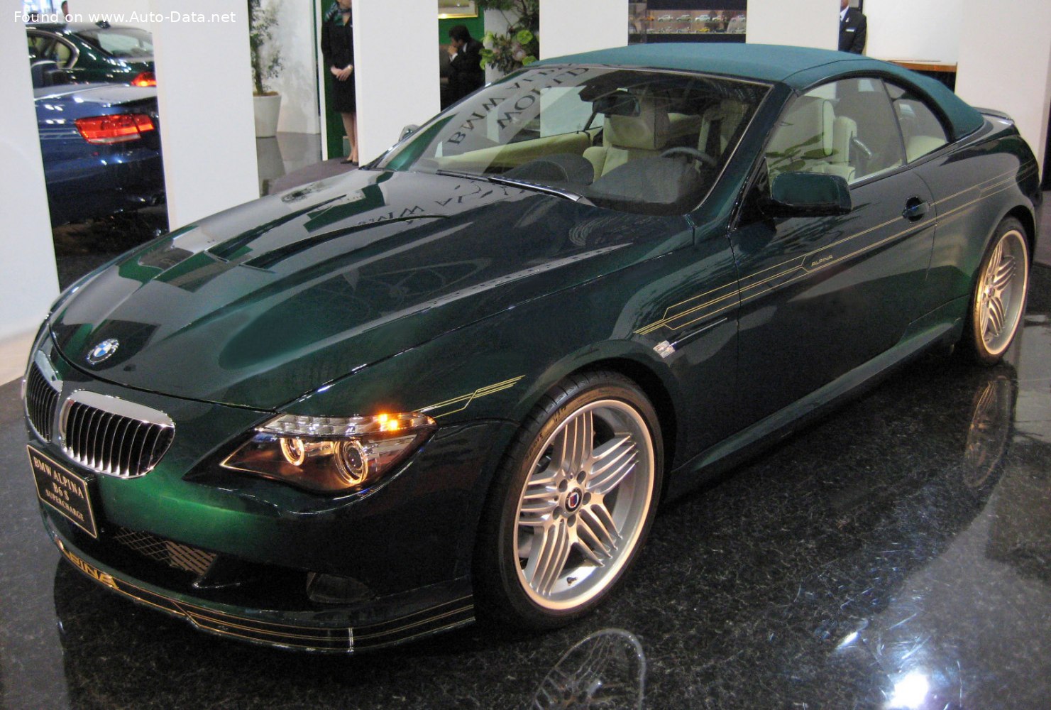 Specifications: Alpina B6 Cabrio (E64) 4.4 V8 (500 Hp) Switch-Tronic 2005, 2006, 2007, 2008