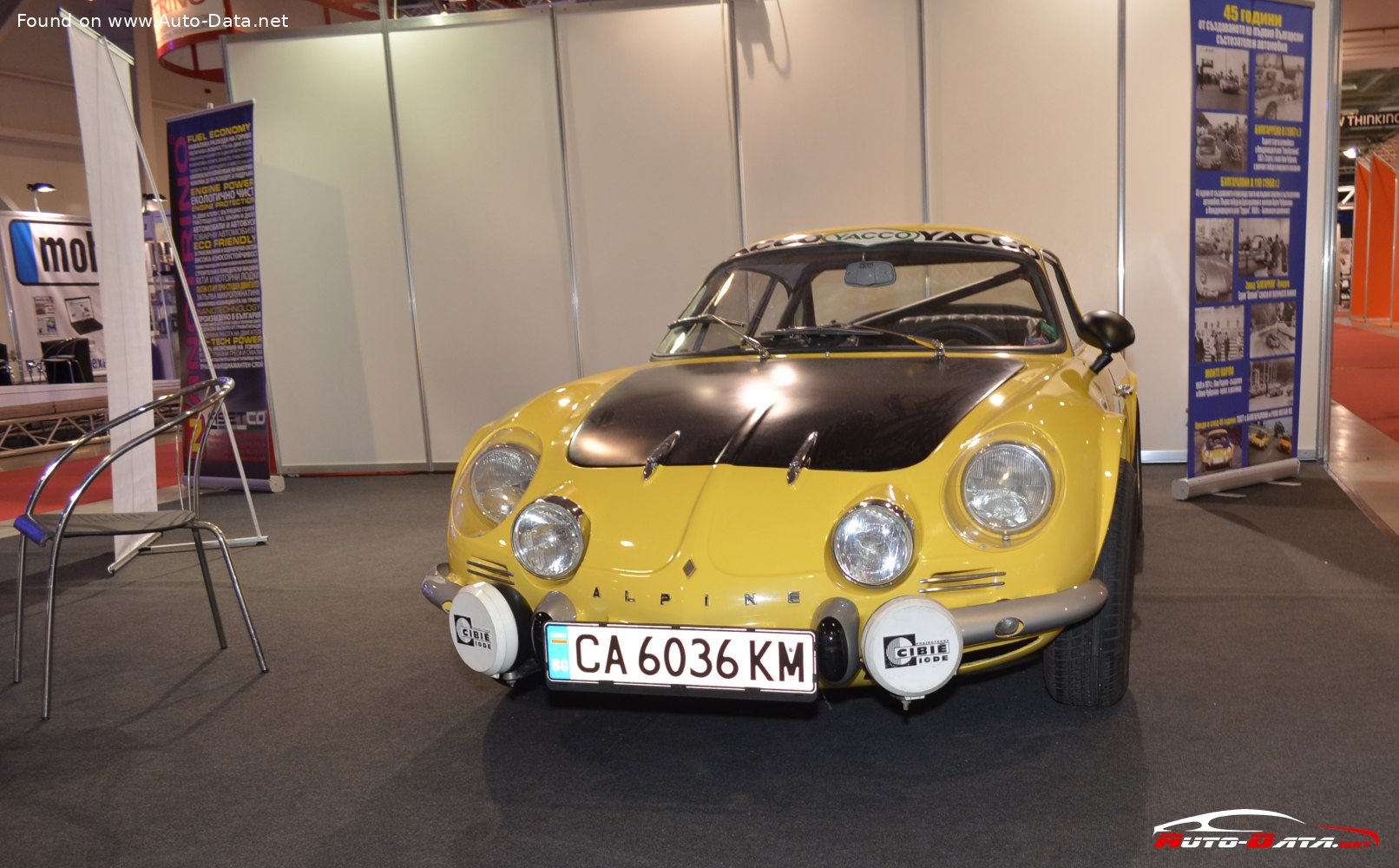 Specifications: Alpine A110 Berlinette 1300 (L) (110 Hp) 1968, 1969, 1970