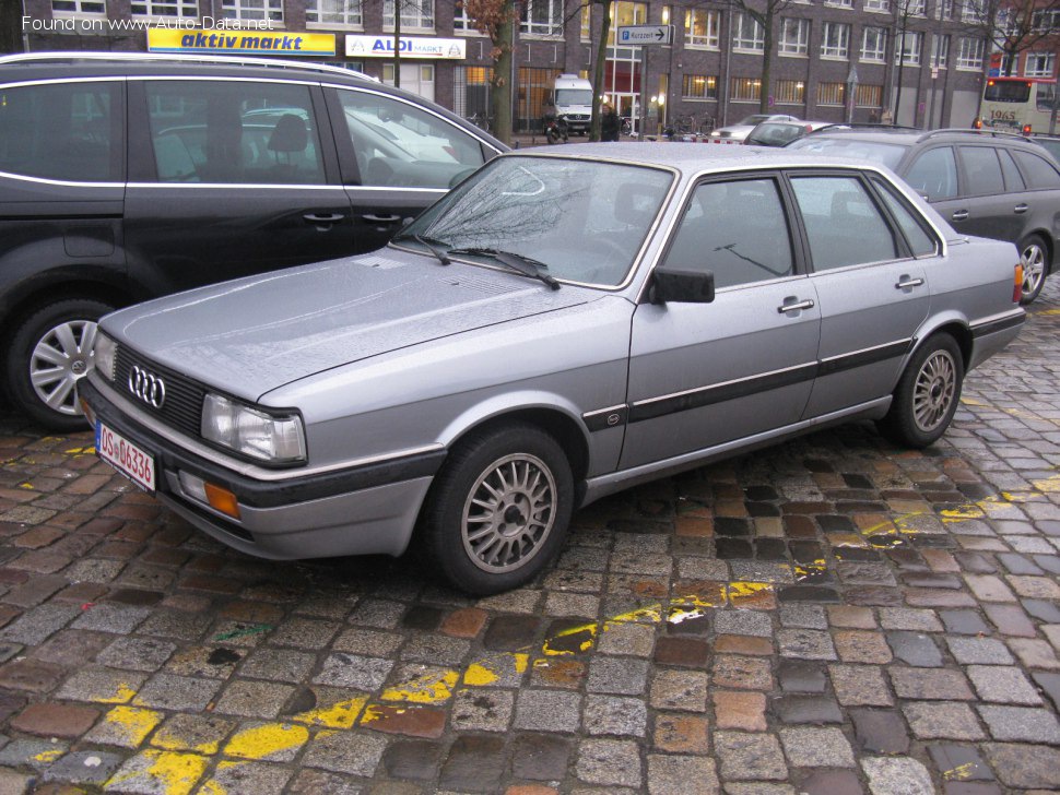 Specifications: Audi 90 (B2, Typ 81,85) 2.0 E (115 Hp) Automatic 1984, 1985, 1986, 1987