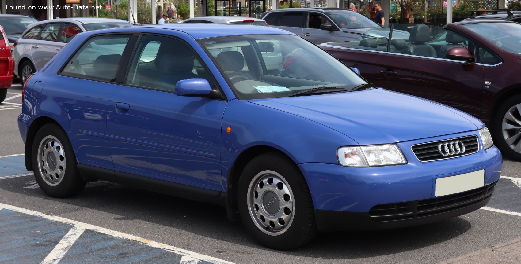 Specifications: Audi A3 (8L) 1.8 T (180 Hp) quattro 1998, 1999, 2000