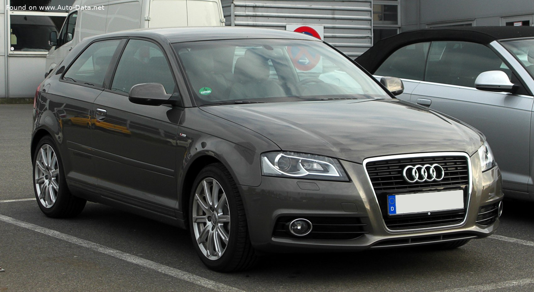 Specifications: Audi A3 (8P, facelift 2008) 3.2 V6 (250 Hp) quattro S tronic 2008, 2009
