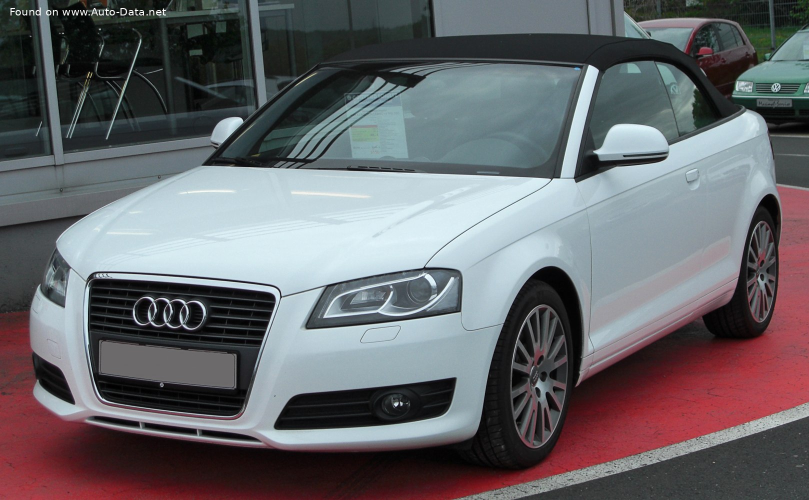 Specifications: Audi A3 Cabriolet (8P, facelift 2008) 1.9 TDI (105 Hp) 2008, 2009, 2010, 2011, 2012, 2013