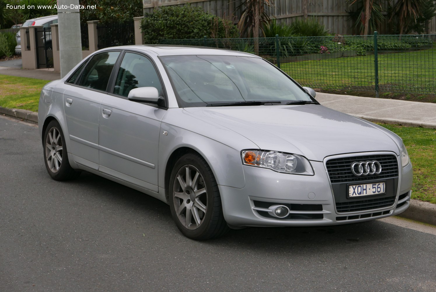 Specifications: Audi A4 (B7 8E) 2.0 TDI (140 Hp) quattro DPF 2005, 2006, 2007, 2008