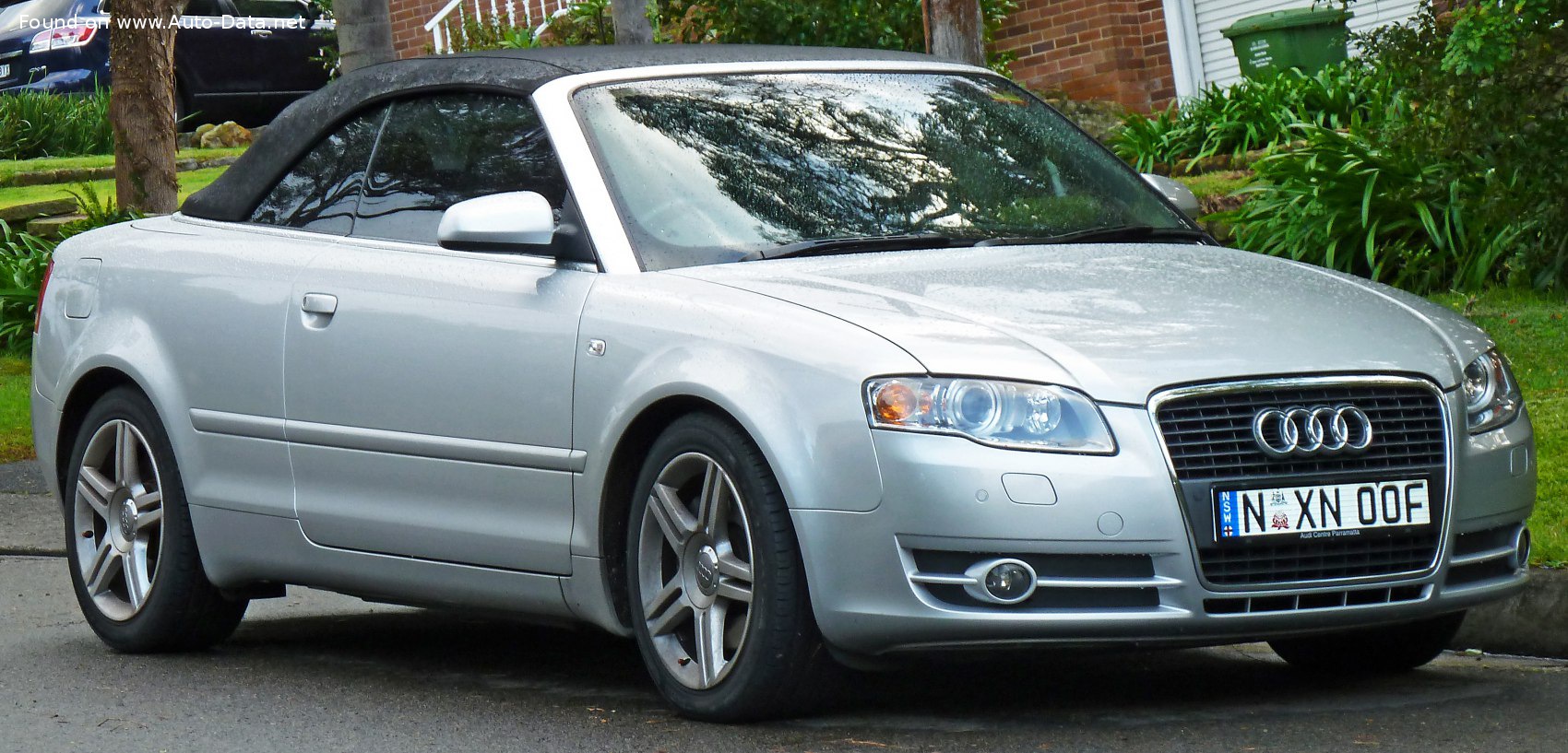 Specifications: Audi A4 Cabriolet (B7 8H) 1.8 T (163 Hp) 2005, 2006, 2007, 2008
