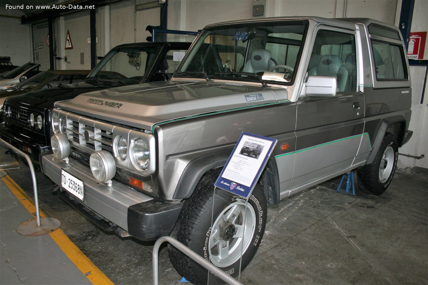 Specifications: Bertone Freeclimber 2.7 (129 Hp) 1990, 1991, 1992, 1993