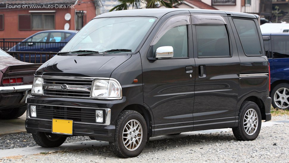 Specifications: Daihatsu Atrai/extol 1.3 CL 4WD (90 Hp) /2000, 2001, 2002, 2003, 2004, 2005