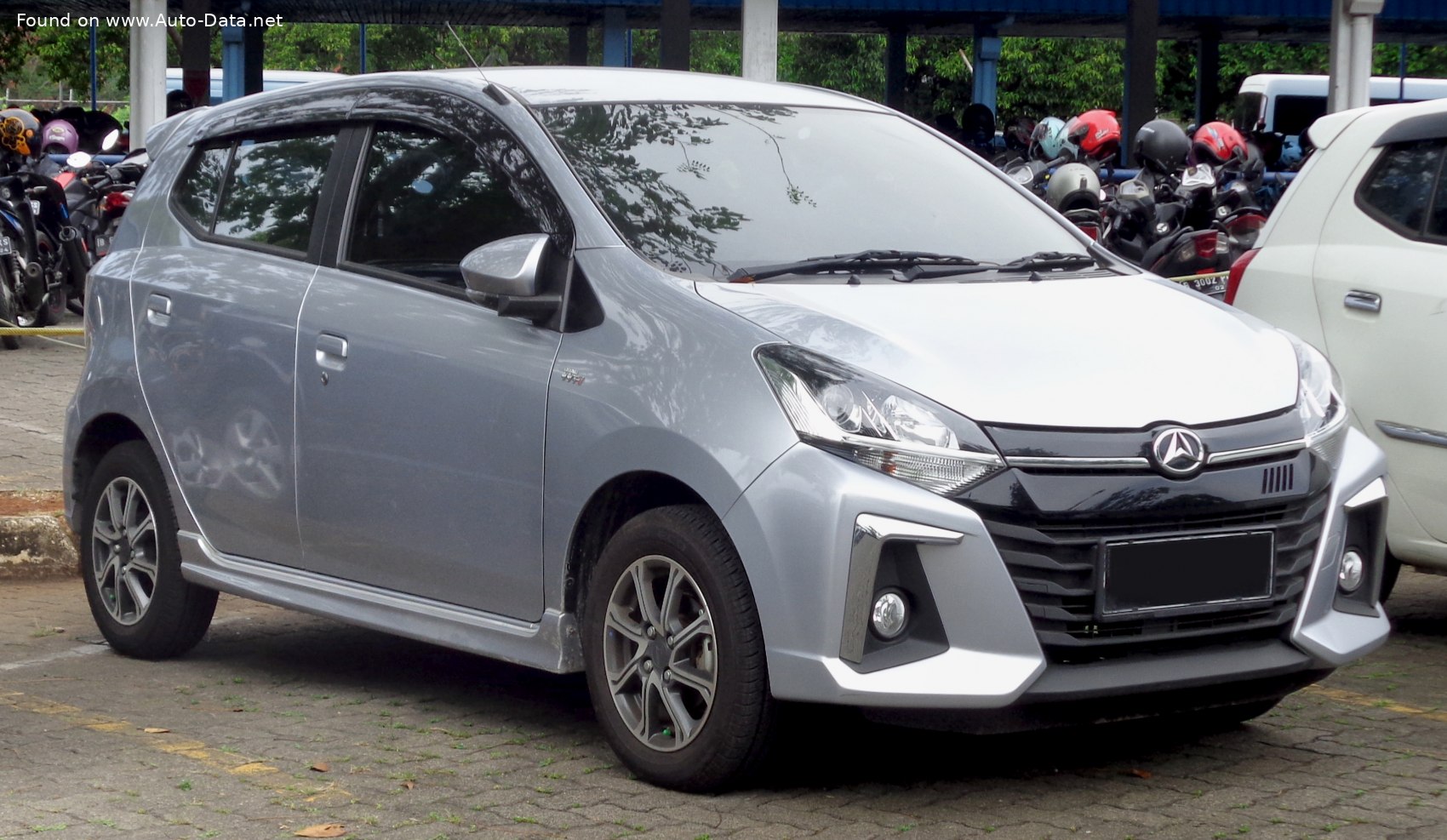 Specifications: Daihatsu Ayla (facelift 2020) 1.0L (65 Hp) /2020, 2021, 2022, 2023, 2024, 2025