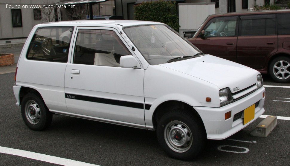 Specifications: Daihatsu Cuore (L80,L81) 0.8 4WD (L81) (44 Hp) 1986, 1987, 1988