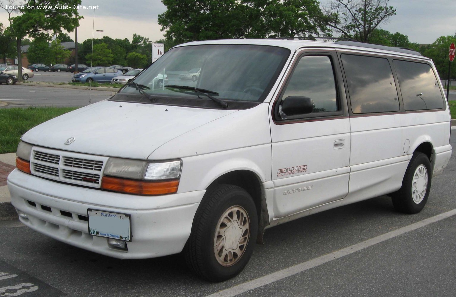Specifications: Dodge Caravan II LWB 3.8 V6 (164 Hp) Automatic 1991, 1992, 1993, 1994, 1995