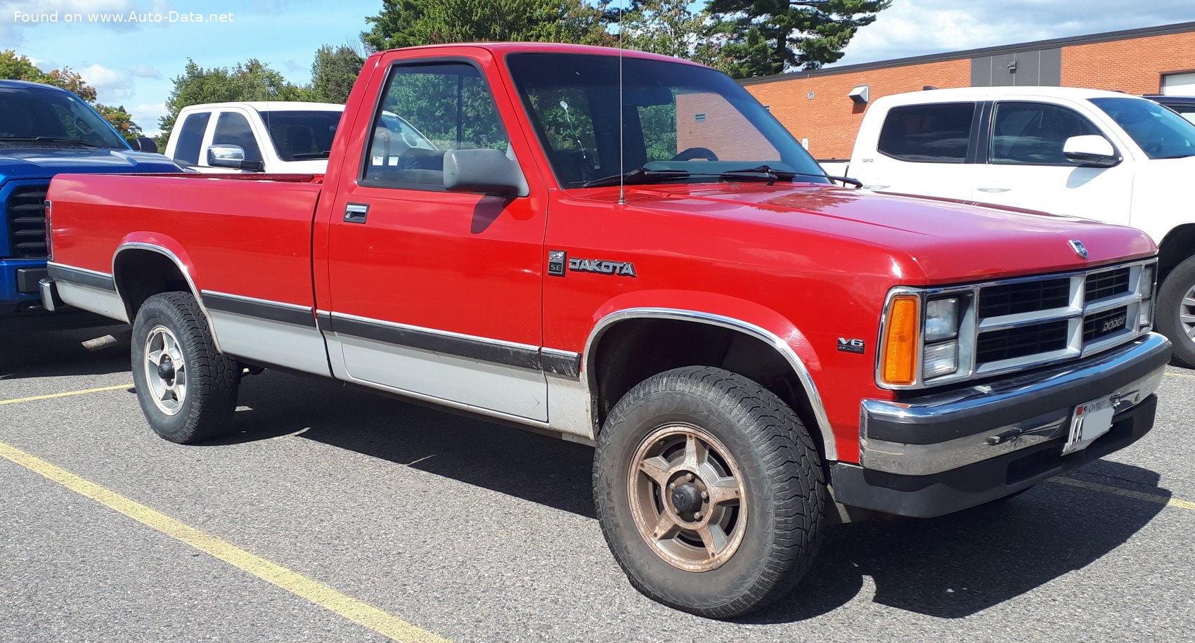 Specifications: Dodge Dakota 2.5L (99 Hp) 1989, 1990, 1991, 1992, 1993, 1994, 1995