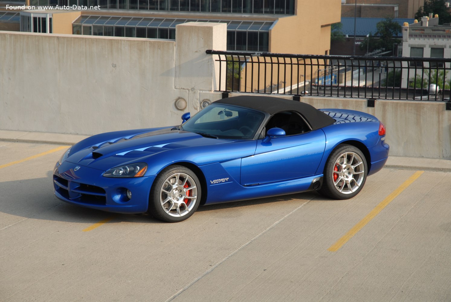 Specifications: Dodge Viper ZB II Convertible 8.4i V10 20V SRT-10 (600 Hp) 2007, 2008, 2009, 2010