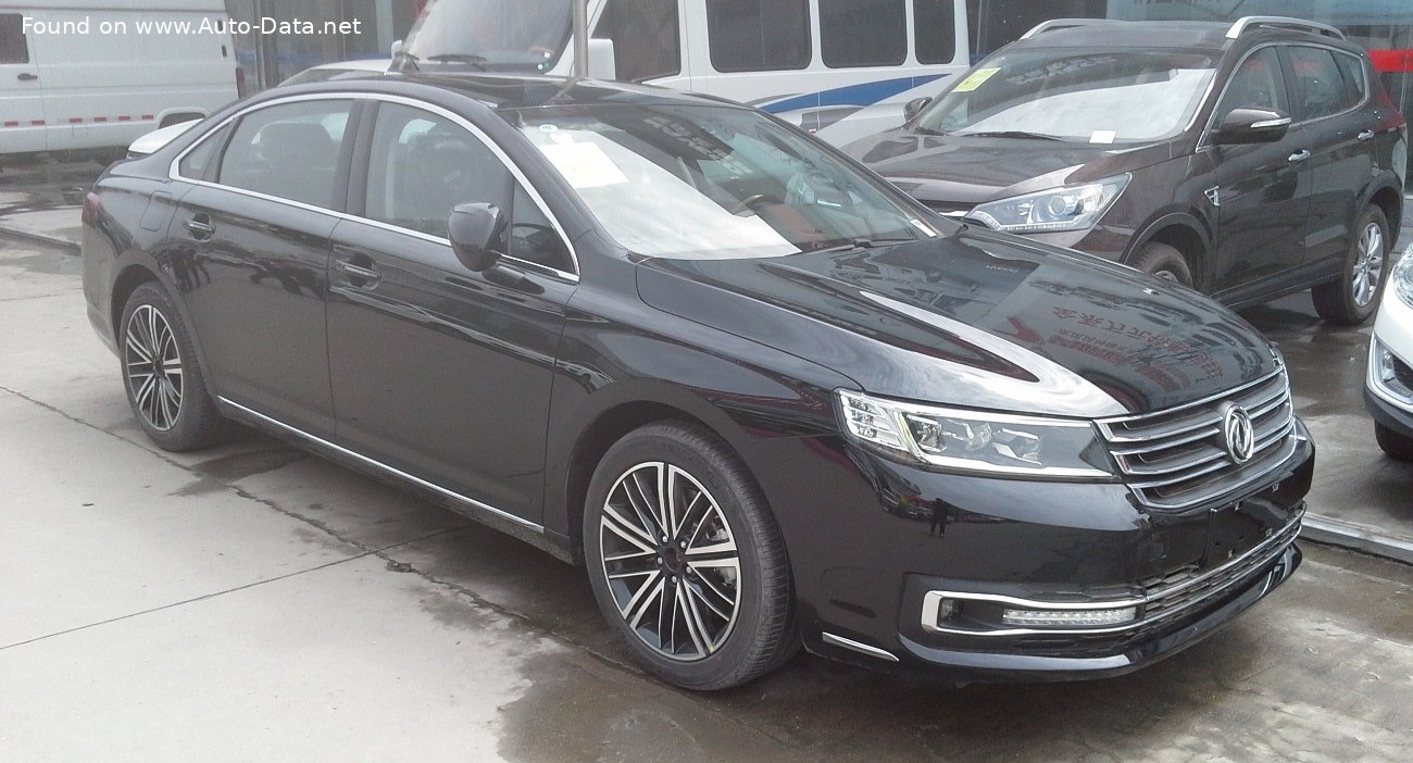 Specifications: DongFeng Fengshen A9 1.8 THP (204 Hp) Tiptronic 2016, 2017, 2018, 2019