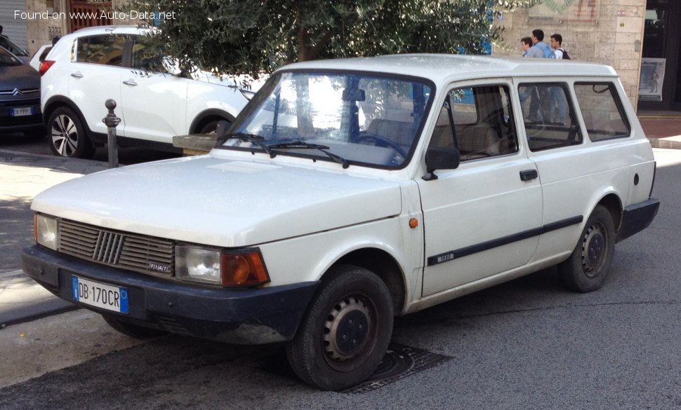 Specifications: Fiat 127 Panorama 1.3 Diesel (45 Hp) 1983, 1984, 1985, 1986