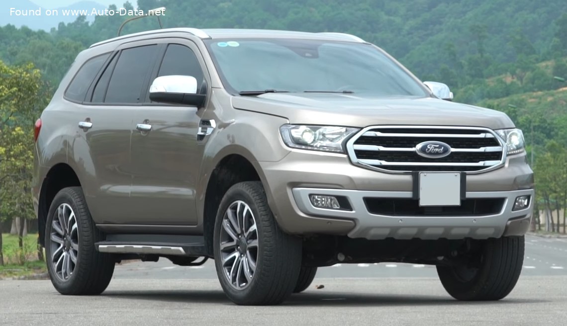 Specifications: Ford Everest II (U375UA, facelift 2018) 3.2 DuratorqTDCi (194 Hp) 4WD Automatic 2018, 2019, 2020, 2021, 2022