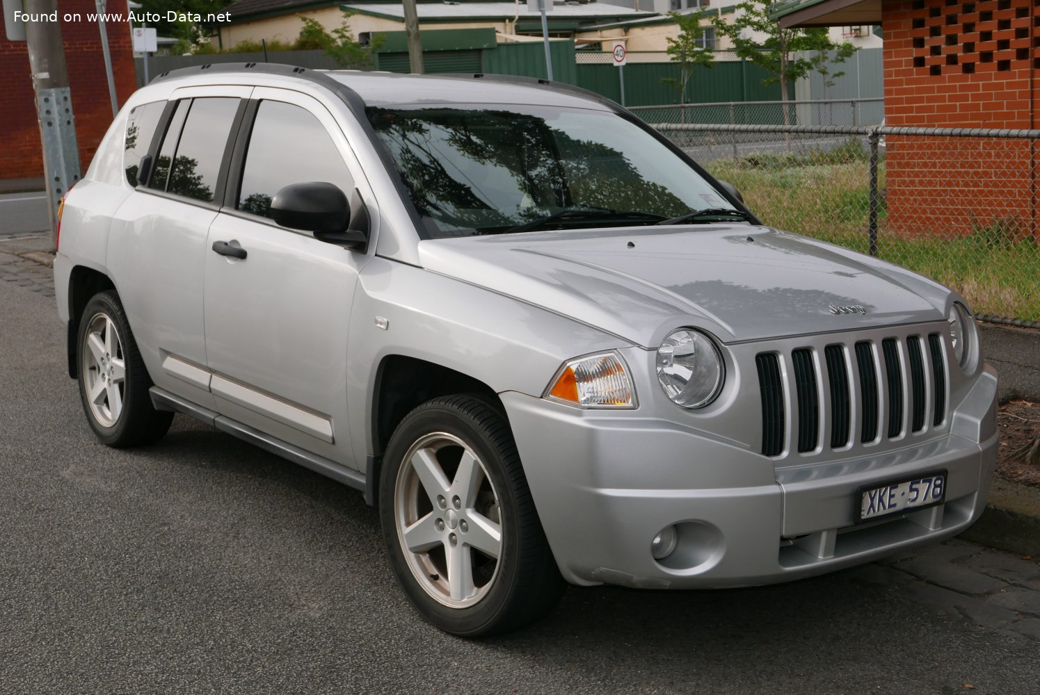 Specifications: Jeep Compass I (MK) 2.4 (170 Hp) 4×4 2006, 2007, 2008, 2009, 2010