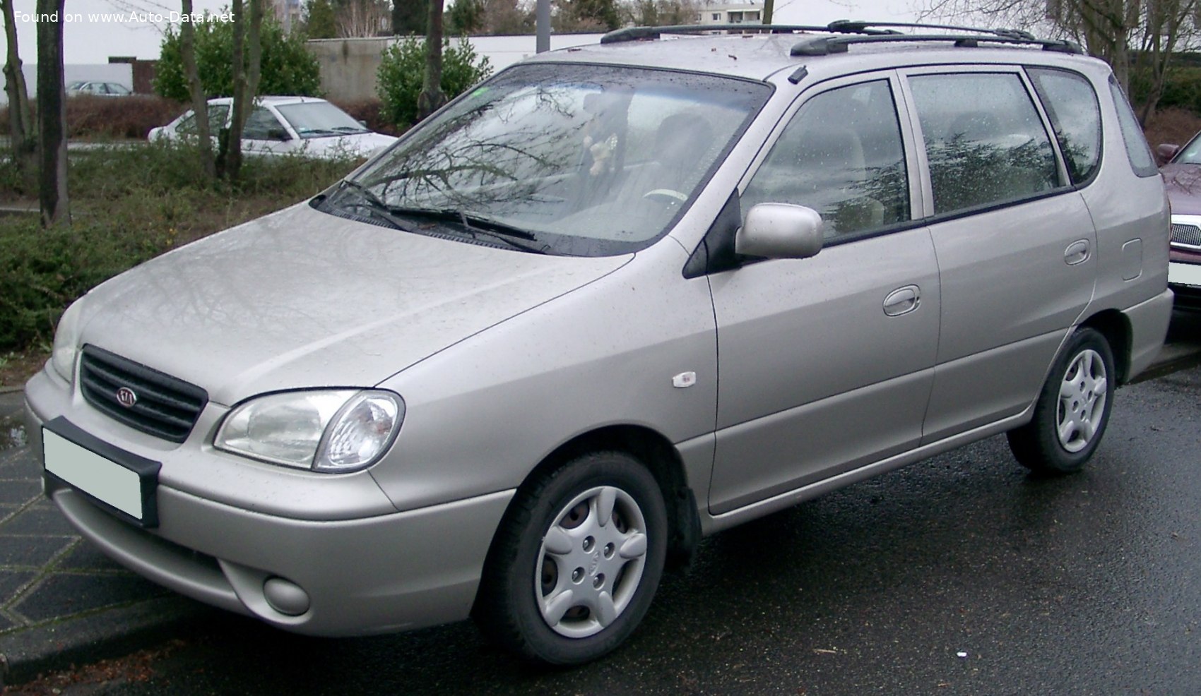 Specifications: Kia Carens I 1.8i 16V (109 Hp) 1999, 2000, 2001, 2002