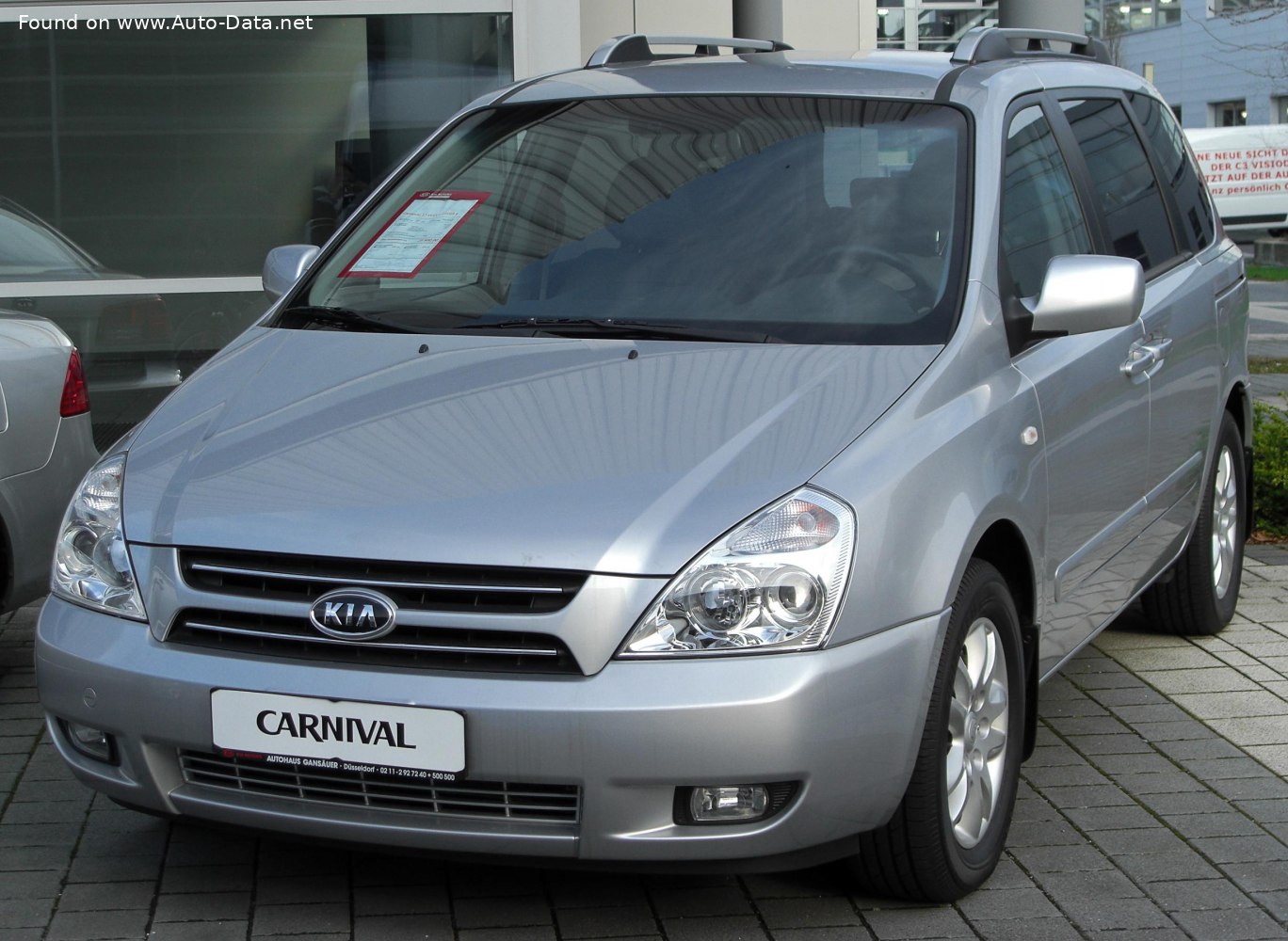 Specifications: Kia Carnival II (VQ) 2.9 CRDi (185 Hp) 2006, 2007, 2008, 2009, 2010