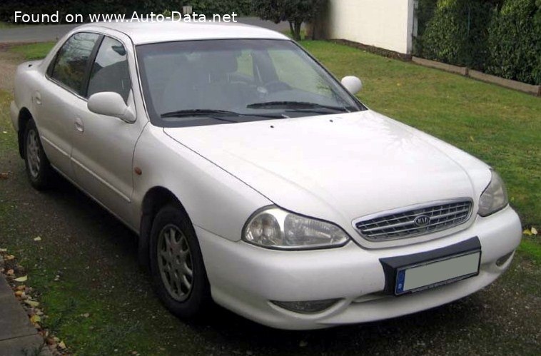 Specifications: Kia Clarus (GC) 1.8i 16V (116 Hp) 1998, 1999, 2000, 2001