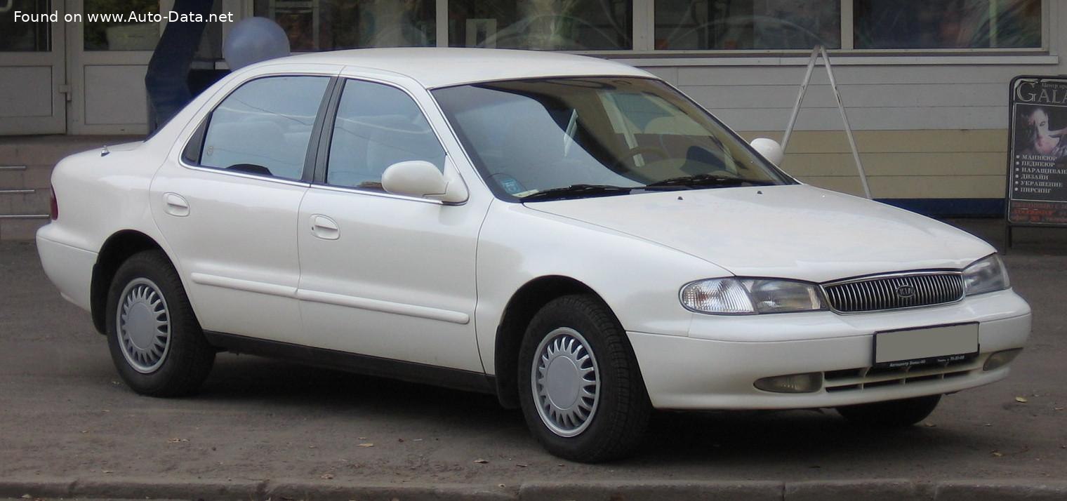 Specifications: Kia Clarus (K9A) 2.0 i 16V (133 Hp) 1996, 1997, 1998