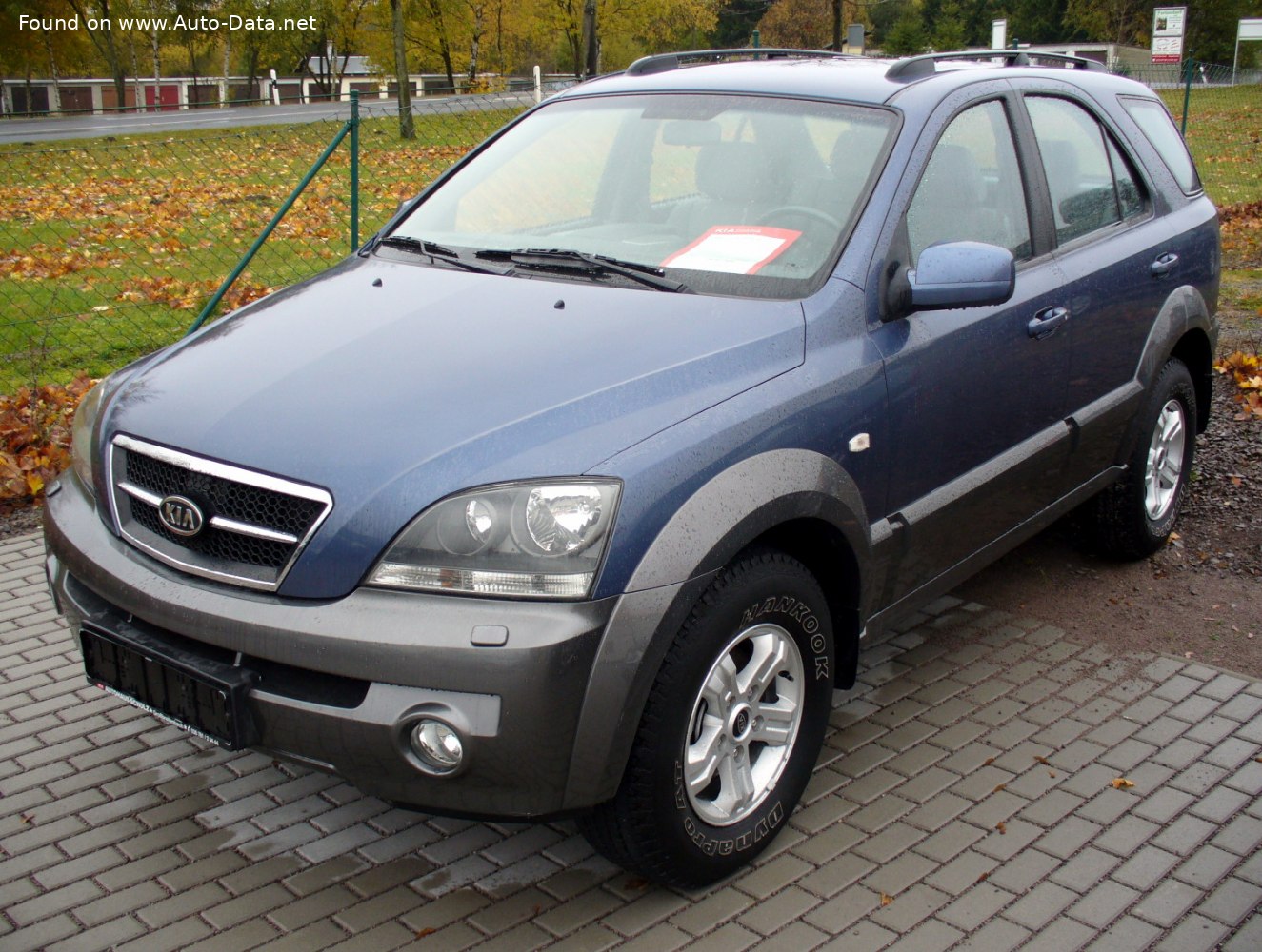 Specifications: Kia Sorento I 2.4 i 16V (139 Hp) 2002, 2003, 2004, 2005, 2006