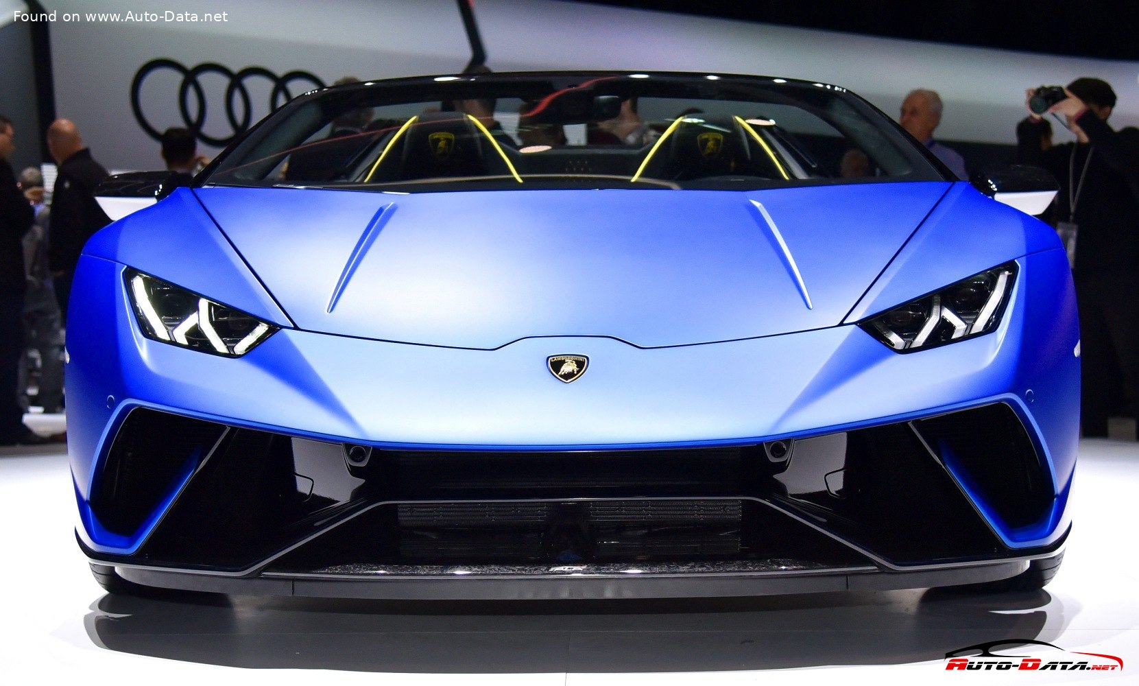 Specifications: Lamborghini Huracan Performante Spyder 5.2 V10 (640 Hp) AWD Automatic 2018, 2019