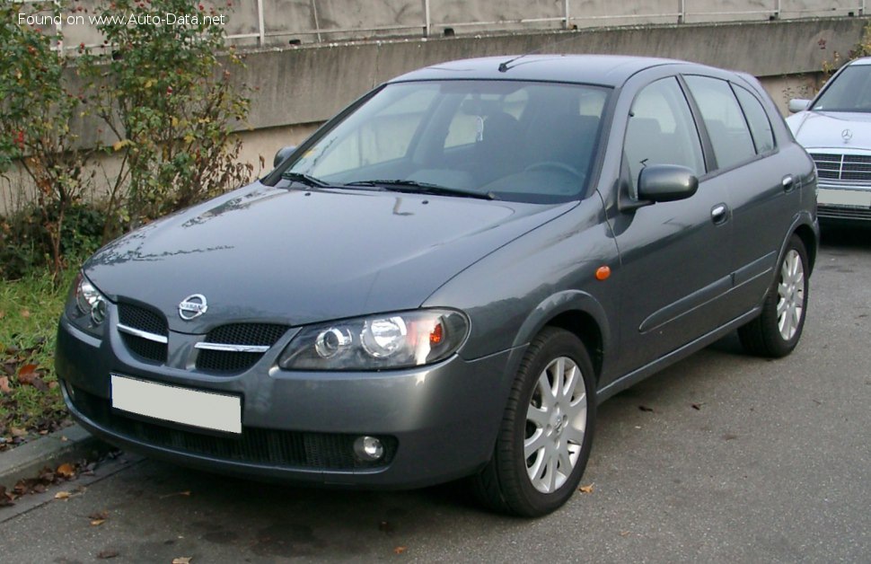 Specifications: Nissan Almera II Hatchback (N16, facelift 2003) 1.5 Di (82 Hp) 2003, 2004, 2005, 2006
