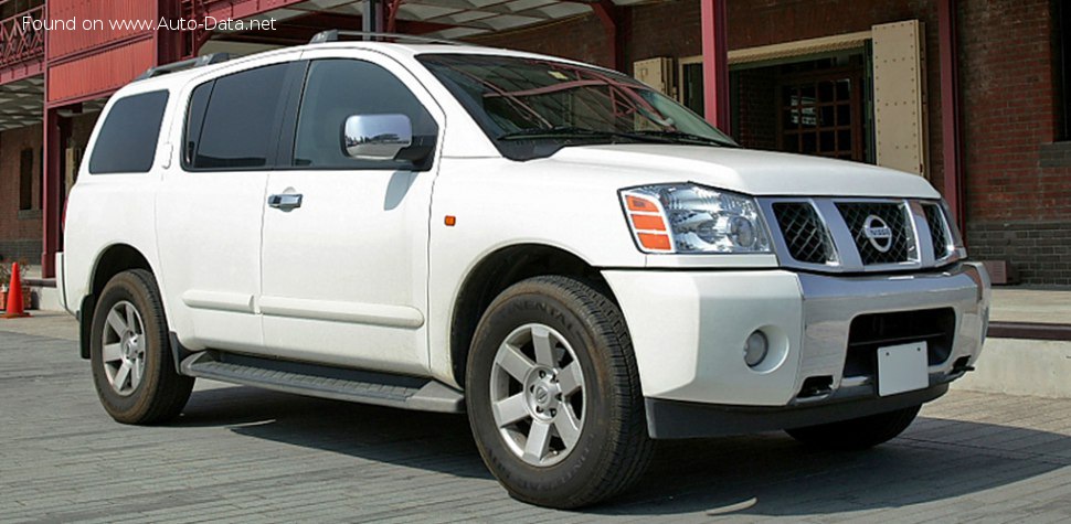 Specifications: Nissan Armada I (WA60) 5.6 i V8 32V 4WD (309 Hp) 2003, 2004, 2005, 2006, 2007