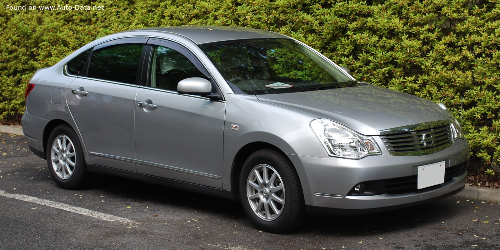 Specifications: Nissan Bluebird Sylphy II 1.5i (109 Hp) 4×4 Automatic 2006, 2007, 2008, 2009, 2010, 2011, 2012