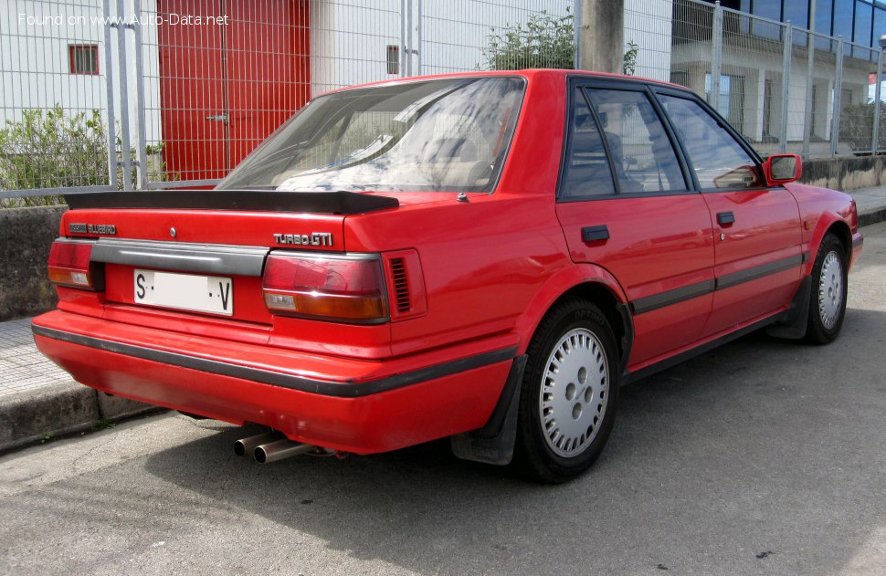 Specifications: Nissan Bluebird (T72 ,T12) 1.8 i 16V (RLT72) (129 Hp) 1989, 1990