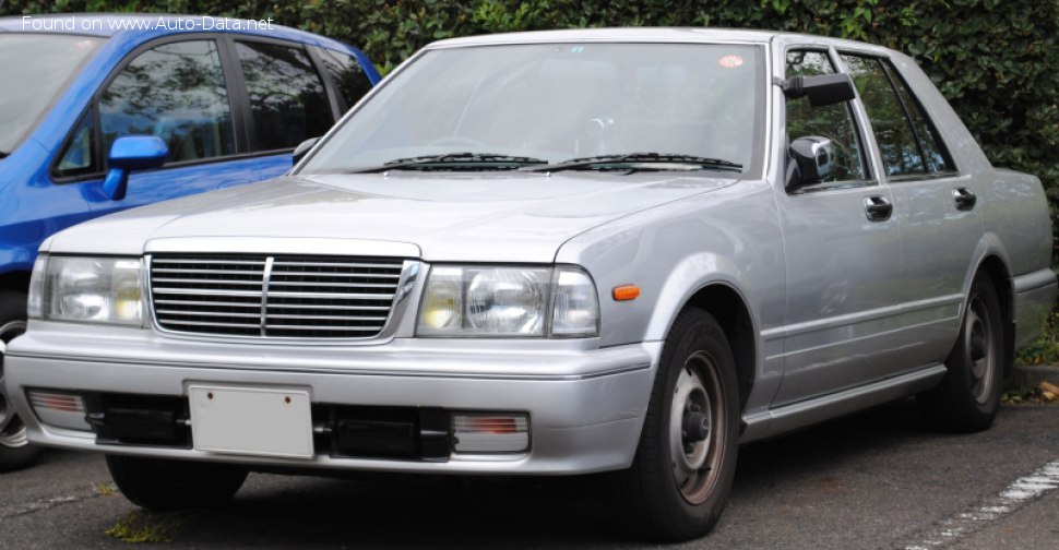 Specifications: Nissan Cedric (Y31, facelift 1991) 3.0i V6 (160 Hp) Automatic 1999, 2000, 2001, 2002