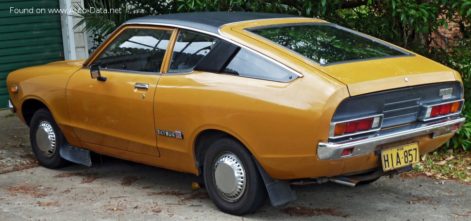 Specifications: Nissan Datsun 120 Y Coupe (KB 210) A F-II 1.2 (KLF10) (52 Hp) 1975, 1976, 1977