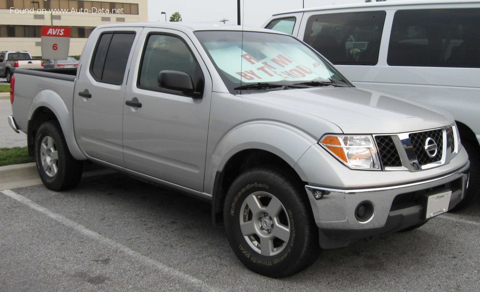 Specifications: Nissan Frontier II Crew Cab (D40) 4.0 V6 (265 Hp) 4×4 Automatic 2005, 2006, 2007, 2008, 2009