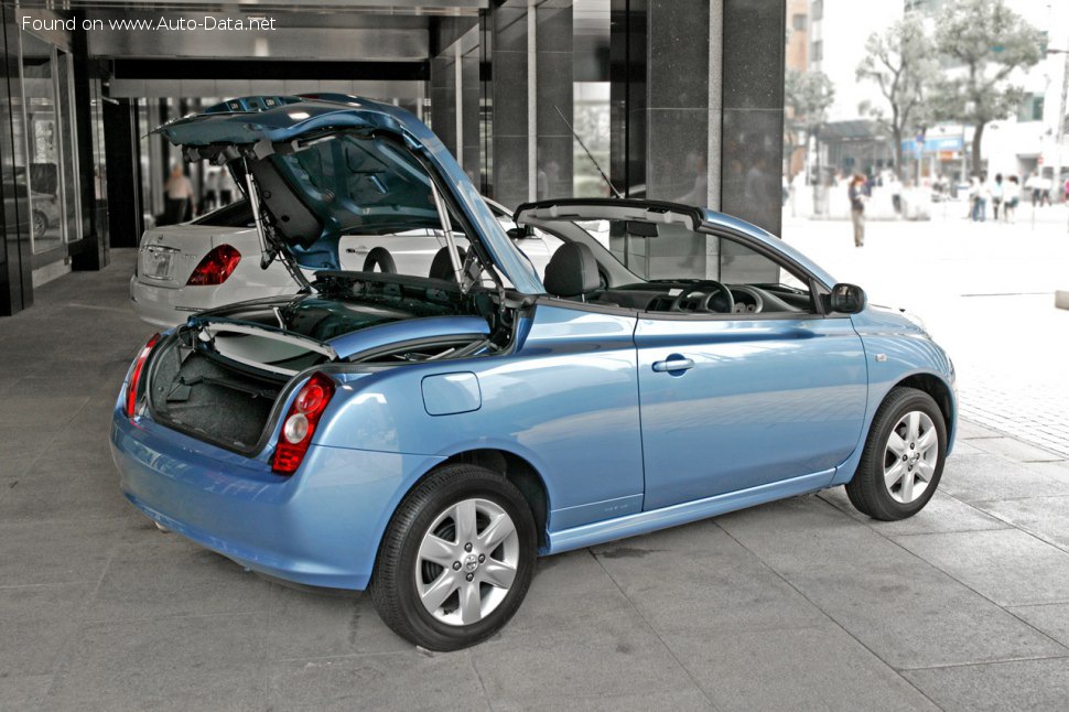 Specifications: Nissan Micra C+C (K12) 1.4 16V (88 Hp) 2005, 2006, 2007, 2008, 2009