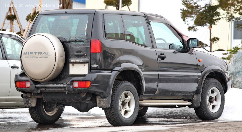 Specifications: Nissan Mistral (R20) 3D 2.7 TDi (100 Hp) 1995, 1996, 1997, 1998, 1999