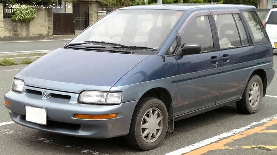 Specifications: Nissan Prairie (M11) 2.4 i (133 Hp) 4X4 1992, 1993, 1994, 1995, 1996, 1997, 1998