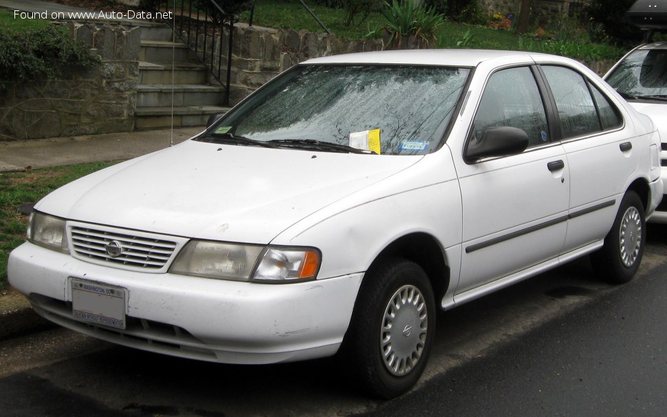 Specifications: Nissan Sentra (B14) 1.6i 16V (107 Hp) Automatic 1994, 1995, 1996, 1997, 1998, 1999