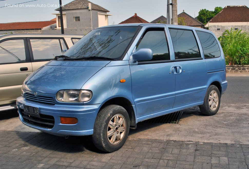 Specifications: Nissan Serena (C23M) 1.6 16V (97 Hp) Automatic 1993, 1994, 1995, 1996, 1997, 1998, 1999, 2000