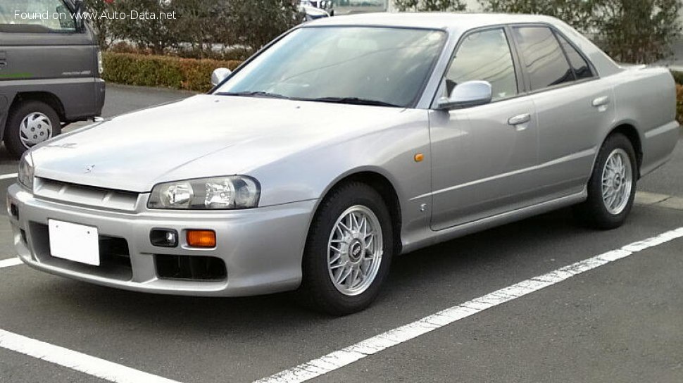 Specifications: Nissan Skyline X (R34) 2.5 i 24V Turbo (280 Hp) 1998, 1999, 2000, 2001