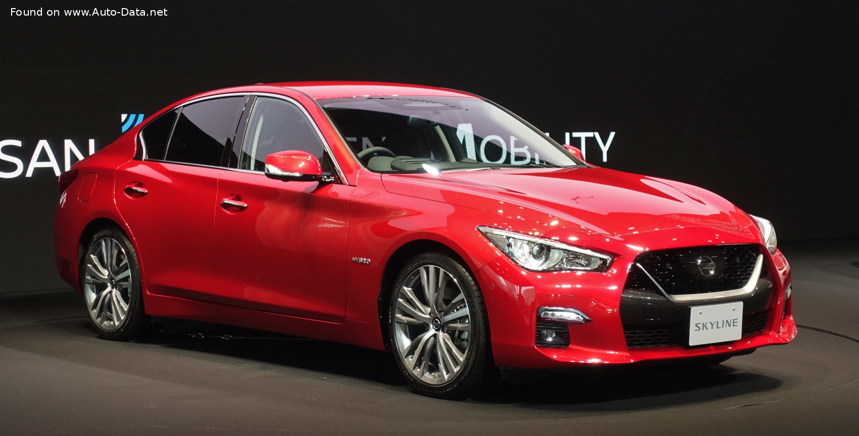 Specifications: Nissan Skyline XIII (HV37, facelift 2017) 3.5 V6 (364 Hp) Hybrid Automatic 2017, 2018, 2019