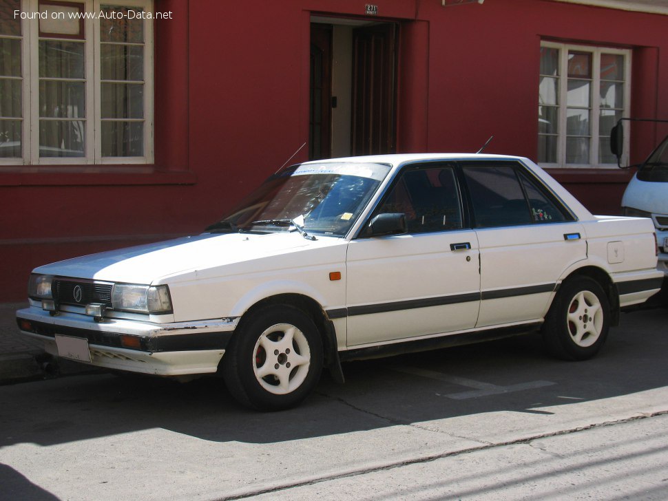 Specifications: Nissan Sunny II GA15DE (B12) 1.6 i (73 Hp) 1986, 1987, 1988, 1989